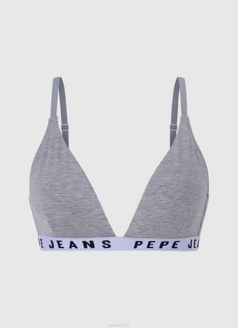 gris marga tanga clásica con logo estampado Pepe Jeans 06X4568 mujer - Imagen 4