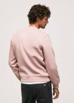 lejía rosa suéter con logo bordado Pepe Jeans 06X4882 hombres - Imagen 4
