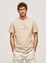 malta camiseta con estampado de foto Pepe Jeans 06X4989 hombres