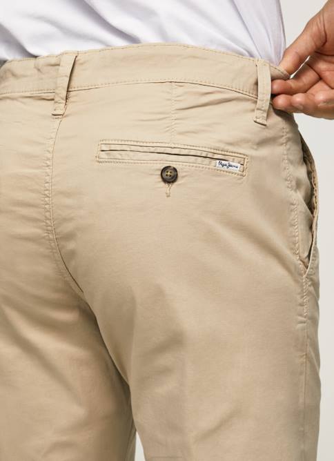 malta pantalones chinos charly de corte slim Pepe Jeans 06X41119 hombres - Imagen 4