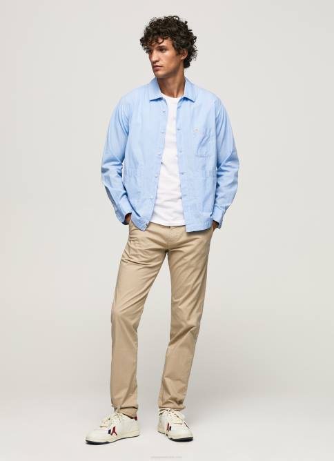malta pantalones chinos charly de corte slim Pepe Jeans 06X41119 hombres - Imagen 1