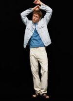 Marfil pantalones cargo de trabajador de newton Pepe Jeans 06X41123 hombres