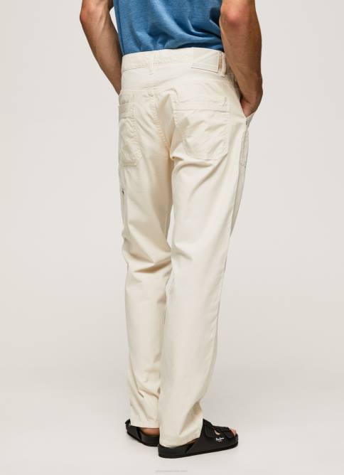 Marfil pantalones cargo de trabajador de newton Pepe Jeans 06X41123 hombres - Imagen 4