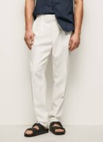 Marfil pantalones chinos de corte holgado con flechas Pepe Jeans 06X41102 hombres - Imagen 2