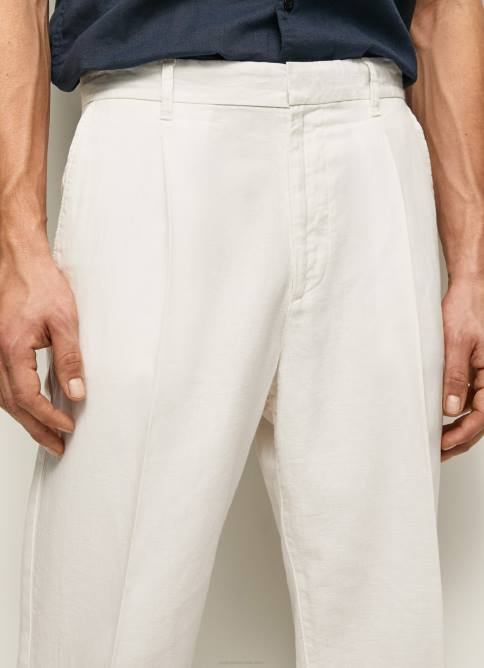 Marfil pantalones chinos de corte holgado con flechas Pepe Jeans 06X41102 hombres - Imagen 3