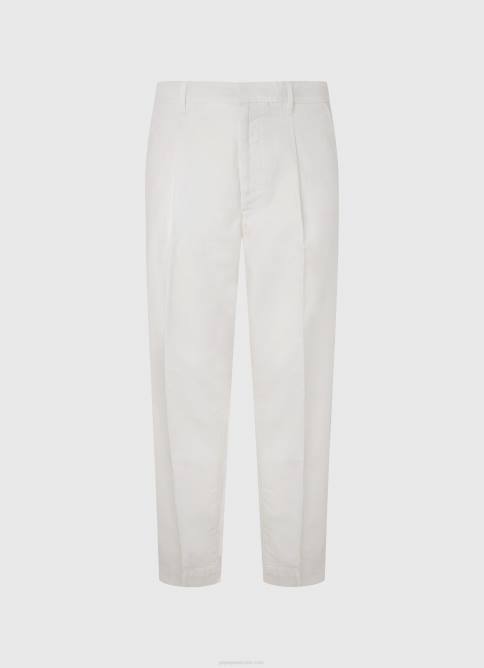 Marfil pantalones chinos de corte holgado con flechas Pepe Jeans 06X41102 hombres - Imagen 5