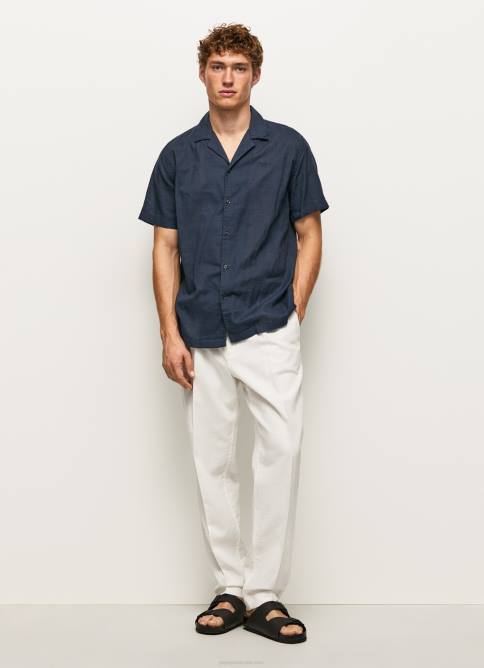 marfil_pantalones_chinos_de_corte_holgado_con_flechas_pepe_jeans_06x41102_hombres.jpg Marfil pantalones chinos de corte holgado con flechas Pepe Jeans 06X41102 hombres - Imagen 1