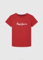 Marfil playera con logo estampado Pepe Jeans 06X41626 chico - Imagen 3
