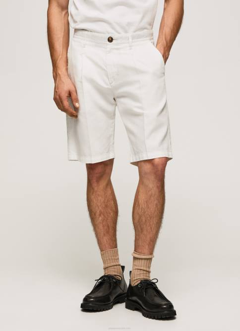 Marfil shorts chinos arkin con pliegues Pepe Jeans 06X41128 hombres - Imagen 2