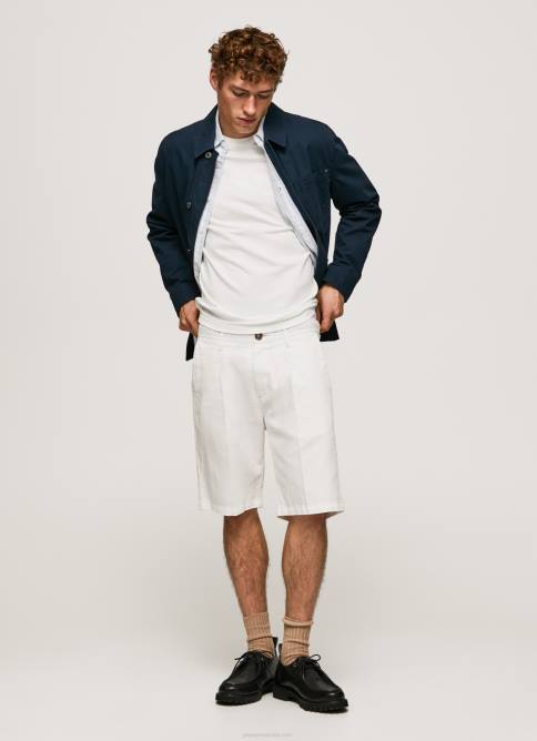 Marfil shorts chinos arkin con pliegues Pepe Jeans 06X41128 hombres - Imagen 1