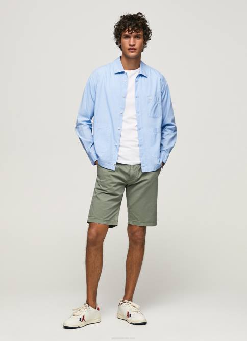 marga gris claro pantalones cortos deportivos de agosto Pepe Jeans 06X41136 hombres - Imagen 3