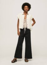 mezclilla camisa vaquera de manga corta Pepe Jeans 06X4339 mujer - Imagen 3