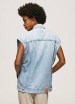 mezclilla chaleco de mezclilla oversize Pepe Jeans 06X4131 mujer - Imagen 4