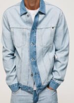 mezclilla chamarra de mezclilla al revés Pepe Jeans 06X4848 hombres - Imagen 3