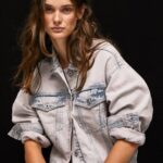 mezclilla chamarra de mezclilla oversize Pepe Jeans 06X4125 mujer
