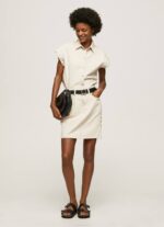 mezclilla falda de mezclilla de corte estándar Pepe Jeans 06X4474 mujer - Imagen 5