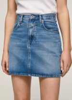 mezclilla falda de mezclilla de corte estándar Pepe Jeans 06X4495 mujer - Imagen 3