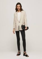 mezclilla jeans ajustados con cintura alta Pepe Jeans 06X455 mujer
