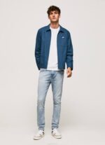mezclilla jeans ajustados de tiro medio Mason Pepe Jeans 06X4792 hombres