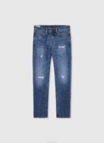 mezclilla jeans ajustados de tiro medio Pepe Jeans 06X41578 chico