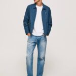 mezclilla jeans penn de corte holgado con tiro caído Pepe Jeans 06X4810 hombres
