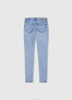 mezclilla jeans pitillo con tiro alto y tiro alto Pepe Jeans 06X41364 chica - Imagen 2