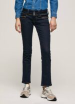 mezclilla jeans rectos con cintura baja de venus Pepe Jeans 06X437 mujer - Imagen 2