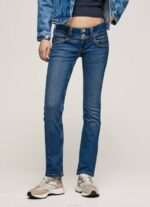 mezclilla jeans rectos con cintura baja de venus Pepe Jeans 06X45 mujer - Imagen 2