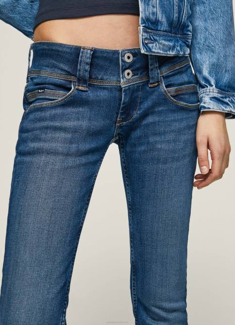 mezclilla jeans rectos con cintura baja de venus Pepe Jeans 06X45 mujer - Imagen 3