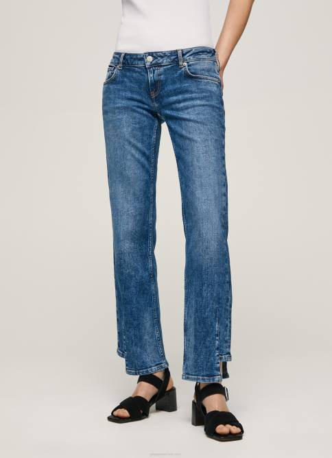 mezclilla jeans rectos de tiro bajo alex Pepe Jeans 06X424 mujer - Imagen 2