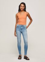 mezclilla jeans regent de talle alto Pepe Jeans 06X452 mujer
