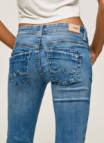 mezclilla jeans saturn de tiro medio Pepe Jeans 06X422 mujer - Imagen 5