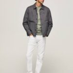 mezclilla jeans slim con tiro medio Pepe Jeans 06X4797 hombres
