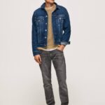 mezclilla jeans track de tiro medio Pepe Jeans 06X4800 hombres