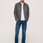 mezclilla jeans track de tiro medio Pepe Jeans 06X4804 hombres