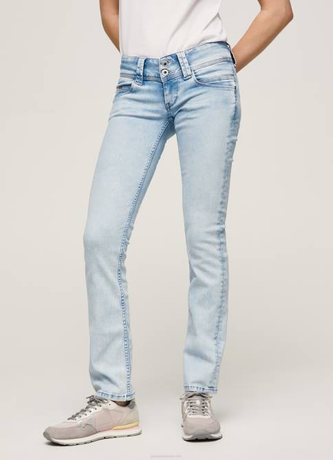 mezclilla jeans venus de corte regular y tiro bajo Pepe Jeans 06X423 mujer - Imagen 2
