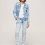 mezclilla jeans venus de corte regular y tiro bajo Pepe Jeans 06X423 mujer