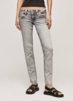 mezclilla jeans venus de corte regular y tiro bajo Pepe Jeans 06X428 mujer - Imagen 2