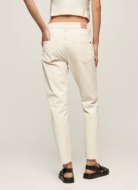 mezclilla jeans violeta mom carrot fit de cintura alta Pepe Jeans 06X493 mujer - Imagen 4