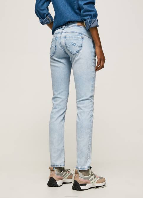 mezclilla nuevos vaqueros brooke midrise regular fit Pepe Jeans 06X410 mujer - Imagen 4