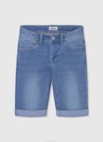mezclilla shorts de mezclilla ajustados Pepe Jeans 06X41682 chico - Imagen 5