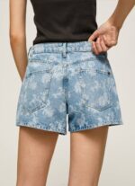mezclilla shorts de mezclilla con estampado floral Pepe Jeans 06X4502 mujer - Imagen 5