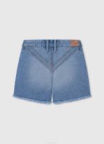 mezclilla shorts de mezclilla de corte estándar Pepe Jeans 06X41486 chica - Imagen 2