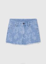 mezclilla shorts de mezclilla rotos Pepe Jeans 06X41491 chica - Imagen 4