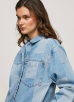 mezclilla sobrecamisa de mezclilla regular fit Pepe Jeans 06X4352 mujer - Imagen 2
