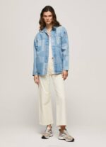 mezclilla sobrecamisa de mezclilla regular fit Pepe Jeans 06X4352 mujer - Imagen 4