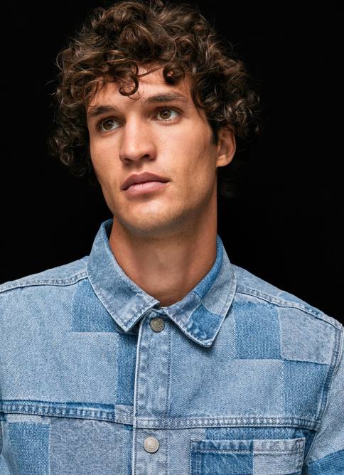 mezclilla sobrecamisa vaquera de corte holgado Pepe Jeans 06X4817 hombres - Imagen 1