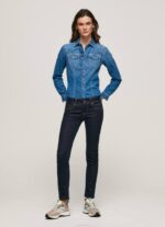 mezclilla vaqueros brooke de corte slim con cintura media Pepe Jeans 06X49 mujer