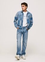mezclilla vaqueros Byron de tiro medio holgados Pepe Jeans 06X4811 hombres