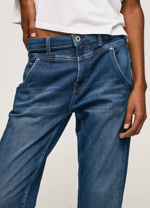 mezclilla vaqueros Carey de tiro medio holgados Pepe Jeans 06X486 mujer - Imagen 3